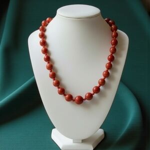 Natural Sponge Coral 12MM-20MM Beaded Necklace